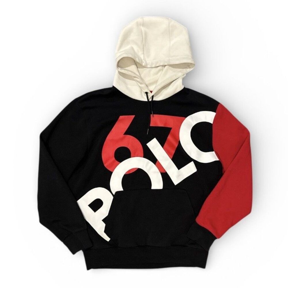 Polo Ralph Lauren P-wing Double Knit pullover Hoodie Men’s M performance 67 logo